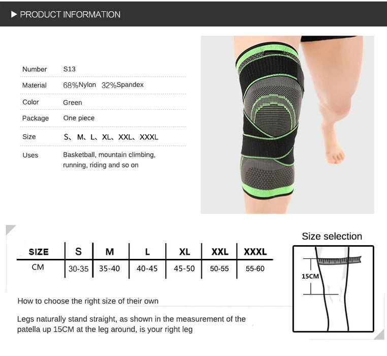 360 Protection Support Sport Knee Pad On Sale