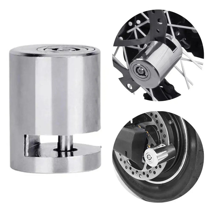 Stainless Steel Anti-theft Security Bicycle Motorcycle Locomotive Wheel Disc Brake Lock O Sale