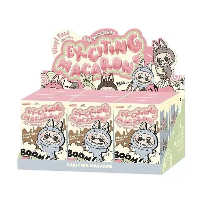 The Labubu Monsters Action Figure Exciting Macarons Plush Dolls 6 pcs Random Blind Boxes On Sale