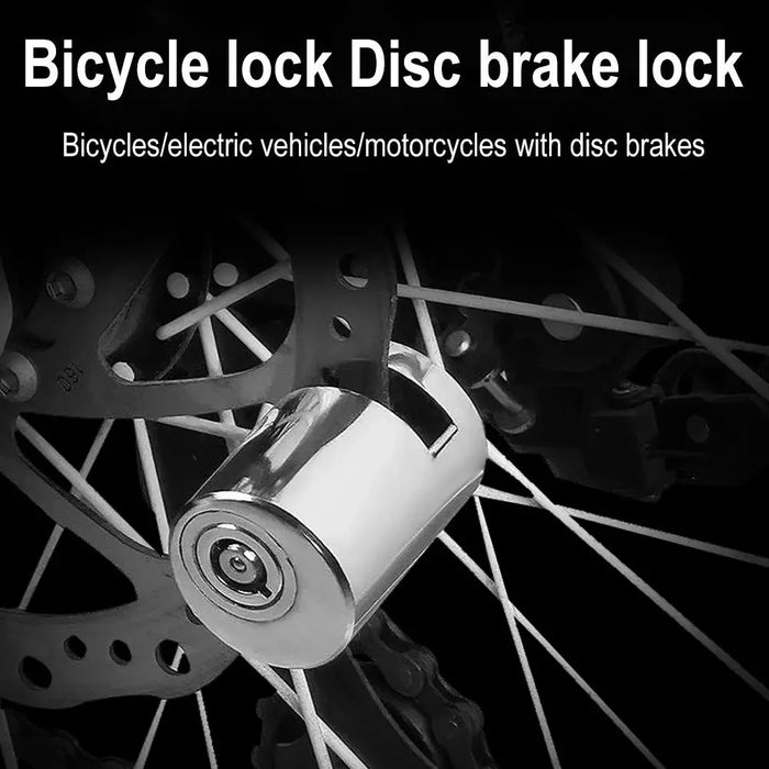 Stainless Steel Anti-theft Security Bicycle Motorcycle Locomotive Wheel Disc Brake Lock O Sale