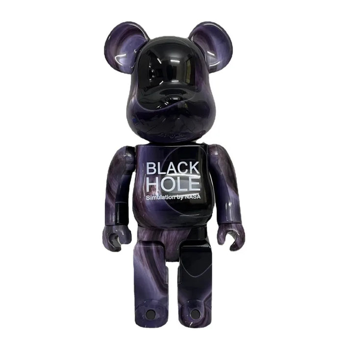 400% Space Cosmic Series Black Hole Bear Statuette Pop Art Decor Collection For Astronomy Enthusiast On Sale