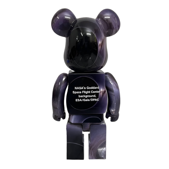 400% Space Cosmic Series Black Hole Bear Statuette Pop Art Decor Collection For Astronomy Enthusiast On Sale