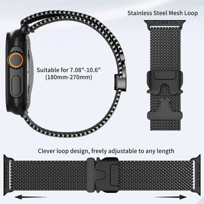 Sizing of Milanese loop Apple Watch Strap For iWatch Series