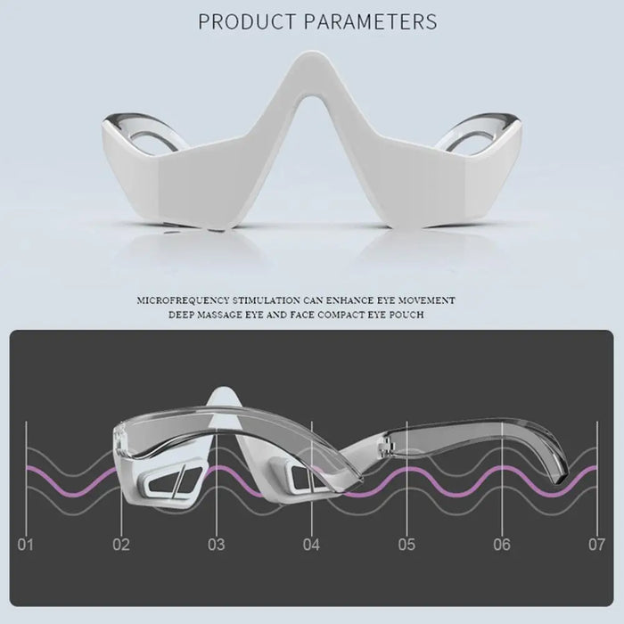Rechargeable Red Light EMS Eye Massager Eye Massager On Sale