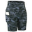 Camouflage Dark Grey Quick-drying Cycling Shorts With Side Pockets On Sale
