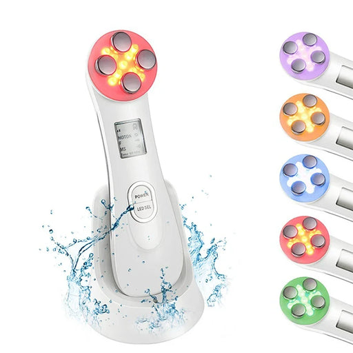 Ultrasonic LED Photon Facial Mesotherapy Electroporation RF Radio Frequency Massager On Sale