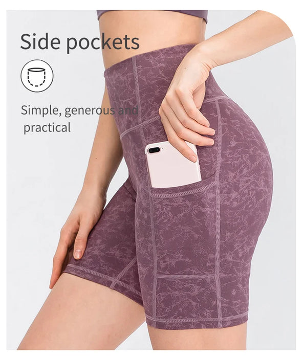 Quick-drying Cycling Shorts With Side Pockets On Sale