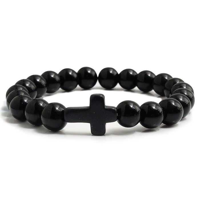 Natural Stone Blessed Charm Yoga Bracelets