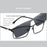 2 in 1 Lightweight Titanium Alloy Myopic Eyeglasses With Magnetic Clip Polarized Sunglasses Set On Sale