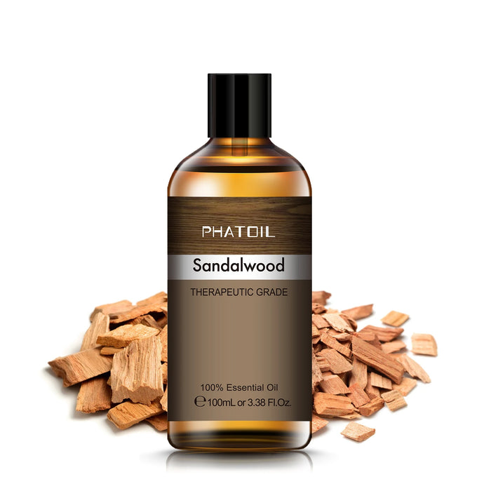 100 ML Sandalwood Pure Natural Aroma Essential Oil On Sale