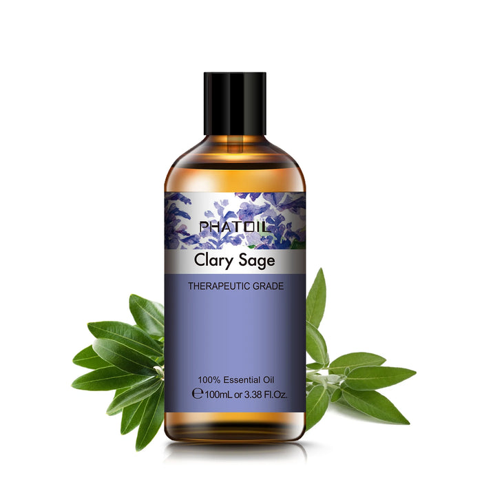 100 ML Clary Sage Pure Natural Aroma Essential Oil On Sale