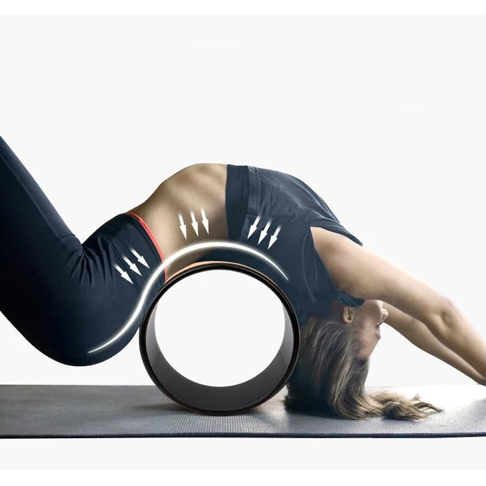 Cork Wood Yoga Wheel On Sale