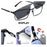 2 in 1 Lightweight Titanium Alloy Myopic Eyeglasses With Magnetic Clip Polarized Sunglasses Set On Sale