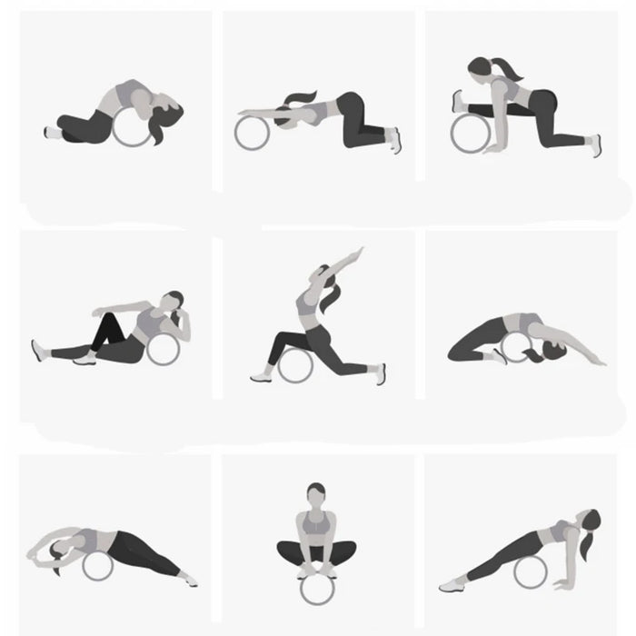 Yoga Wheel Position Moves