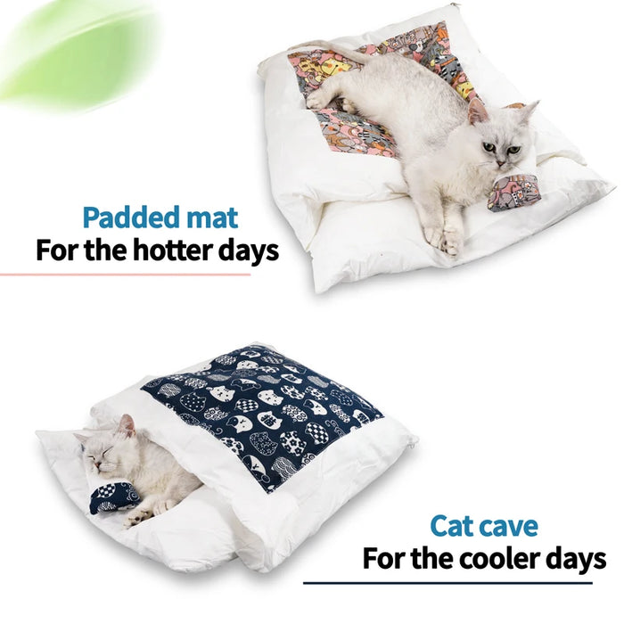 Machine Washable Japanese Pet Futon Bed For Cats or Dogs On Sale