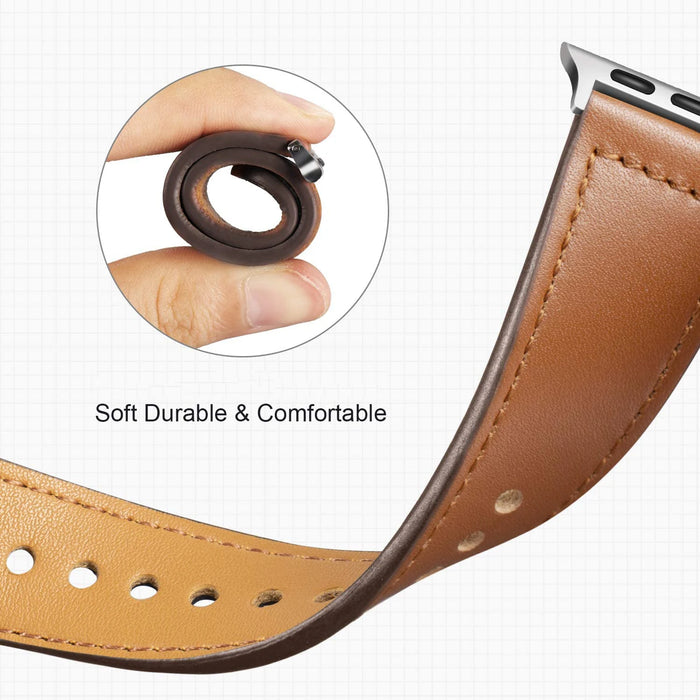 Classy Leather Apple Watch Band Strap 38mm/40mm 42mm/44mm