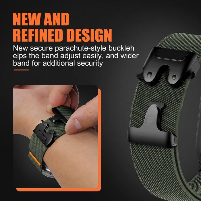 Nylon Loop Apple Watch Strap With Parachute-Style Buckle For iWatch Series On Sale