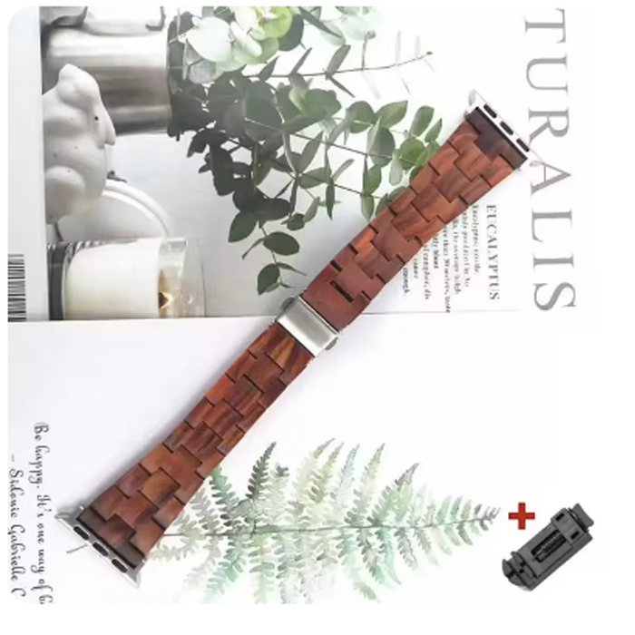 Wooden Strap for Apple Watch Band 38mm, 40mm, 42mm, 44 mm, 45mm, 49, On Sale