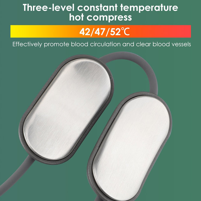 TENS EMS Double Pulse Hot Compress Smart Kneading Neck Massager