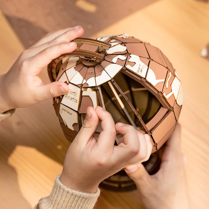 Curious Discovery Globe Wooden Puzzle On Sale