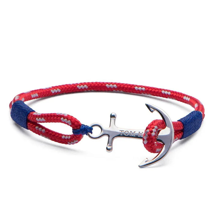 Stainless Steel Viking Anchor Nautical Single Wrap Rope Bracelets For Women And Men On Sale