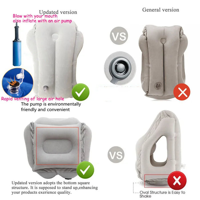 Inflatable Travel Air Cushion Pillow On Sale