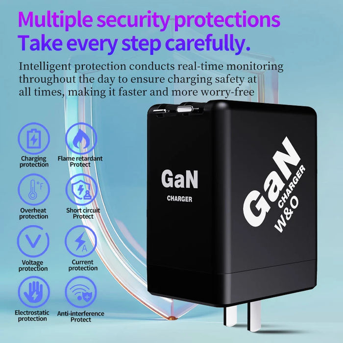 Smart Dual USB & Portable Adapter Fast Charging 120W Retractable Type C Lighting Charger Cable For iPhone, iPad, Samsung On Sale