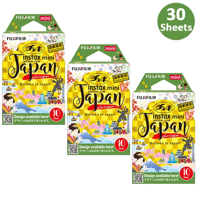 Fujifilm Instax Mini Films - Japan Story Design Limited Edition (30 Sheets) On Sale