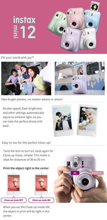 Fujifilm Instax Mini 12 Cameras On Sale