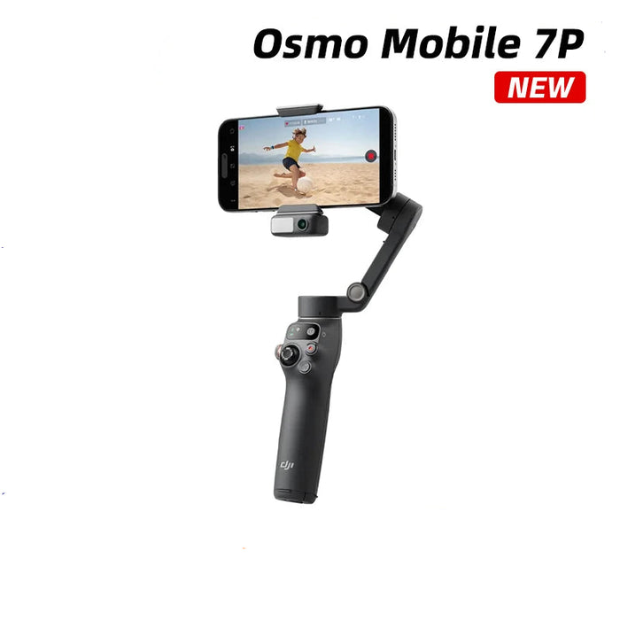 DJI Osmo mobile 7P Smartphone Gimbal Stabilizer Native Tracking With Integrated Audio & Lighting Capabilities On Sale
