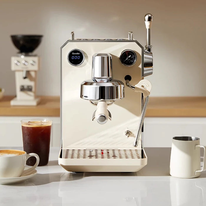 Professional Semi-automatic Italian Espresso Coffee Machines With Milk Frother Steam Wand On Sale