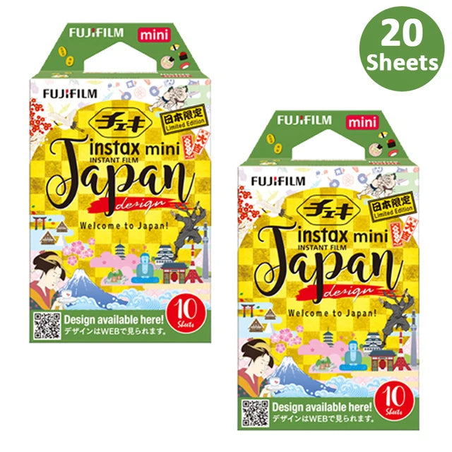 Fujifilm Instax Mini Films - Japan Story Design (20 Sheets) Limited Edition On Sale