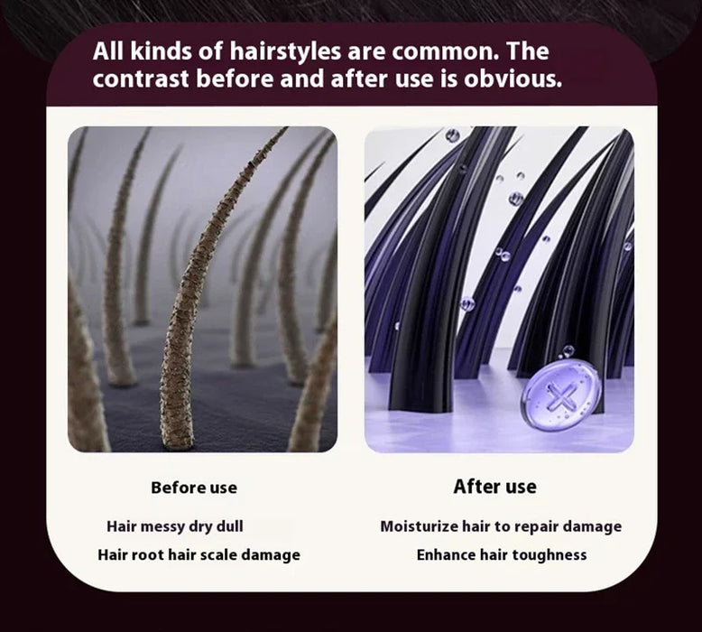 Rechargeable Wireless Negative Ion Electric Hair Comb Straightener On Sale