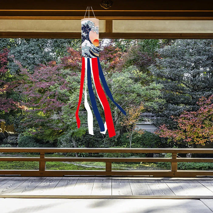 100cm Waterproof Japanese Decor Carp Streamer Windsock On Sale