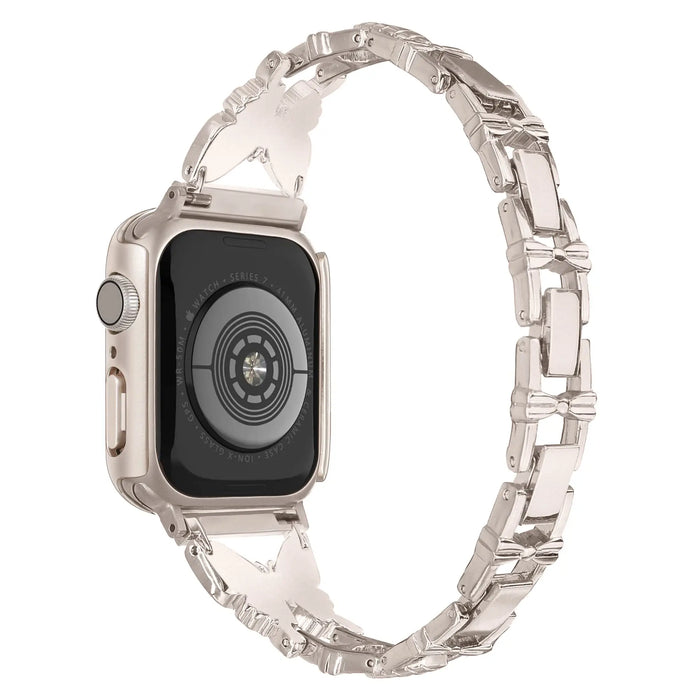 Butterfly Women Apple Watch Diamond Adjustable Chain 38mm 40mm 42mm 44mm 45mm 49mm On Sale