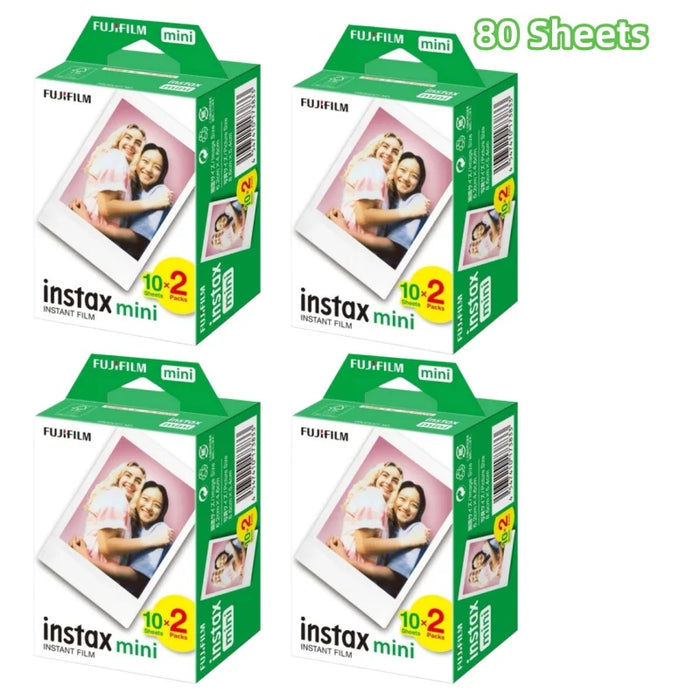 80 Sheets Fujifilm Instax Mini White Films On Sale