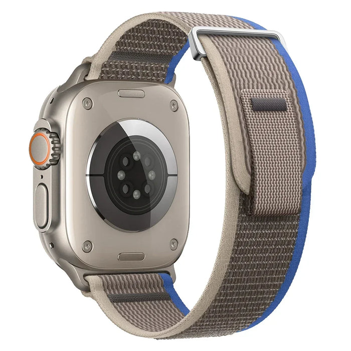 Gray Blue Trail Loop Watch Straps Collection For Apple Watch Series On Sale