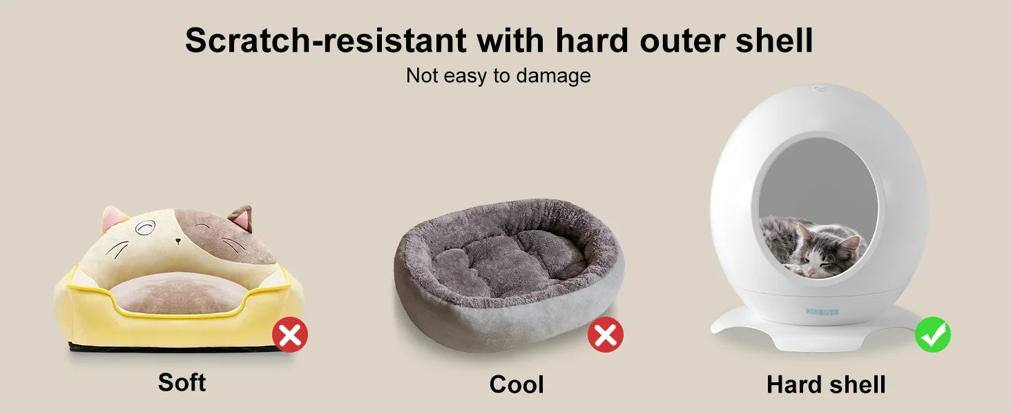 Scratch-resistant Egg Shape Pet Sleeping Pod For Cats or Mini Medium Sized Dogs On Sale