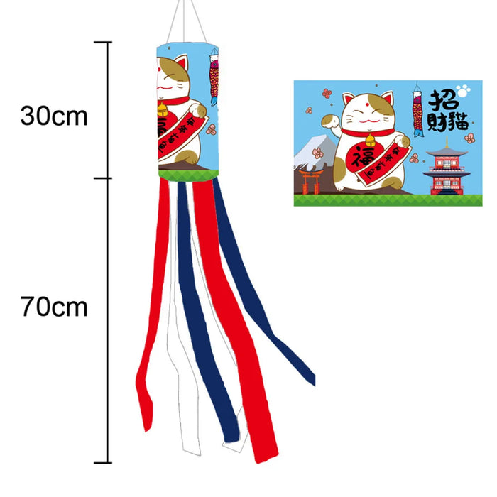 100cm Waterproof Japanese Decor Carp Streamer Windsock On Sale