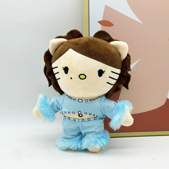 Hello Kitty Rapper Figure Icons Hiphop Fashion Fans Stuffed Soft Plush Toy Dolls Collection On Sale