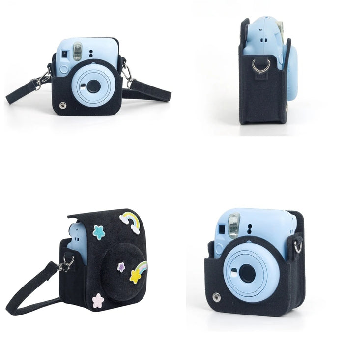 Fujifilm Instax Mini 12 3D Texture Camera Case with Shoulder Strap On Sale