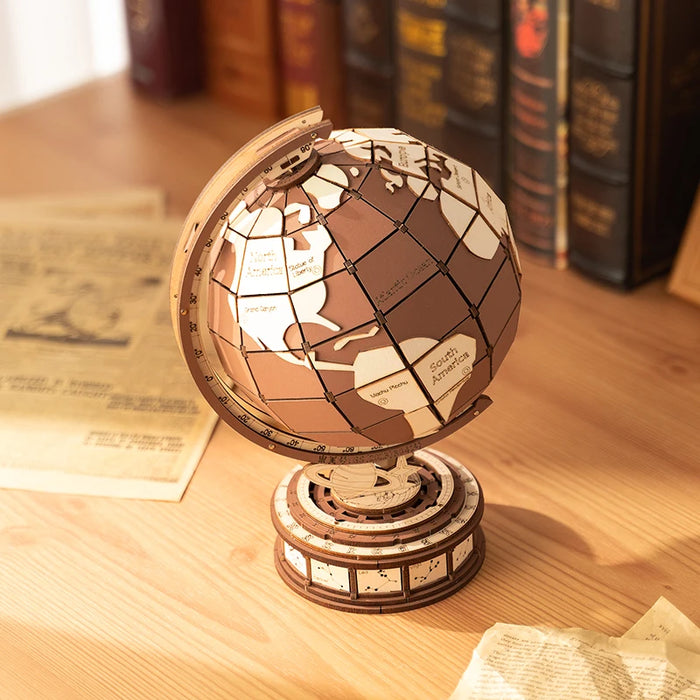 Curious Discovery Globe Wooden Puzzle On Sale