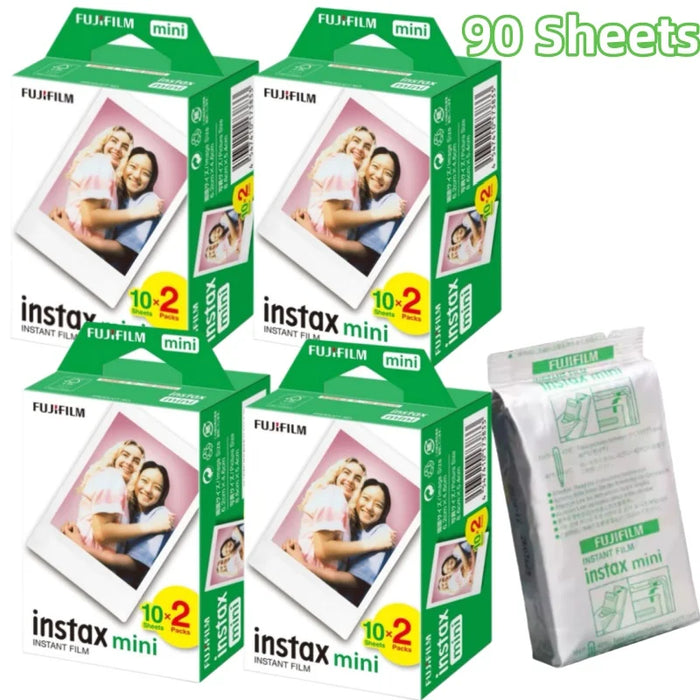 90 Sheets Fujifilm Instax Mini White Films On Sale