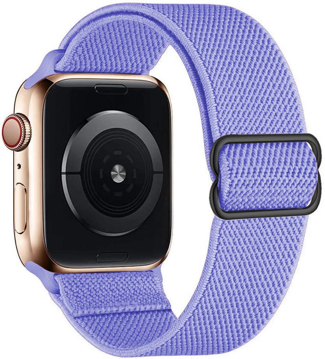 Lavender Purple Scrunchie Watch Strap For Apple Watch Band Series 49mm, 45mm, 44mm, 42mm, 41mm, 40mm, 38mm On Sale