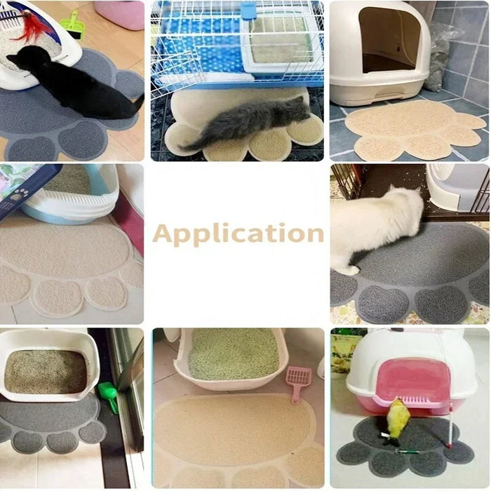 Waterproof High Resilience Fiber Non-slip Pet Food Bowl Placemat On Sale