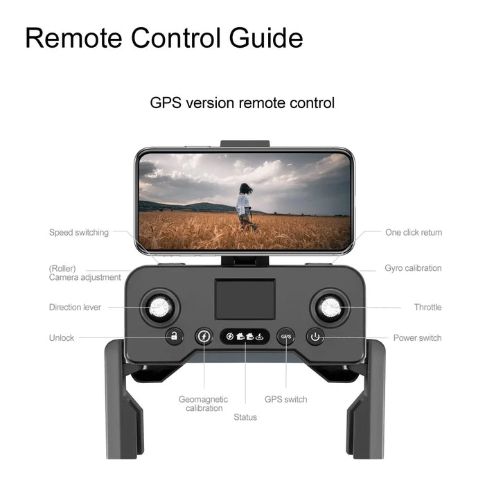V168 Pro 5G Wifi 8K HD Dual Camera GPS Obstacle Avoidance Brushless Motor Drone On Sale