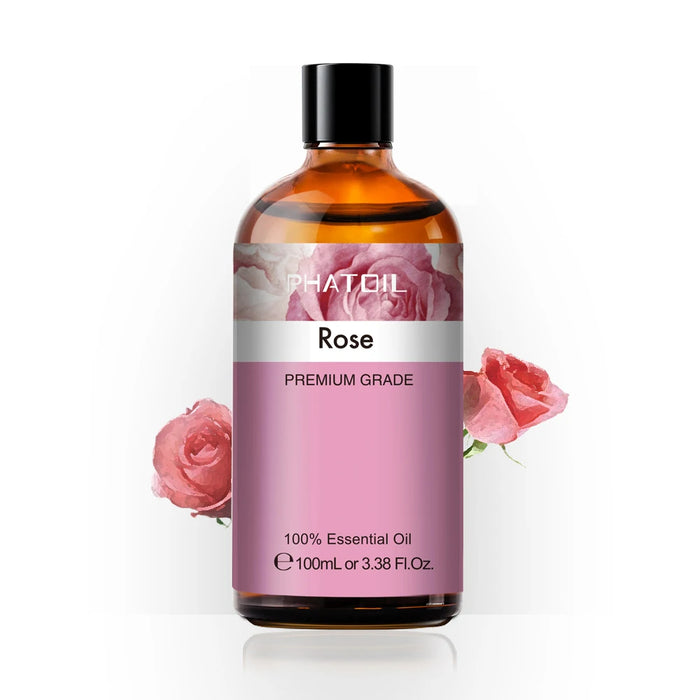 100 ML Rose Pure Natural Aroma Essential Oil On Sale