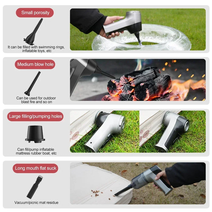 4 in 1 Powerful Cordless Wireless Vacuum For Car and House Cleaning On Sale