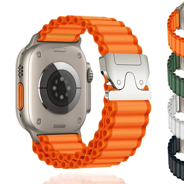 Outdoor Sport Adventure Tactical Nylon Loop Strap Collection for Apple Watch Band Ultra, 49mm, 46mm, 45mm,  42mm, 41mm, 40mm, 38mm On Sale