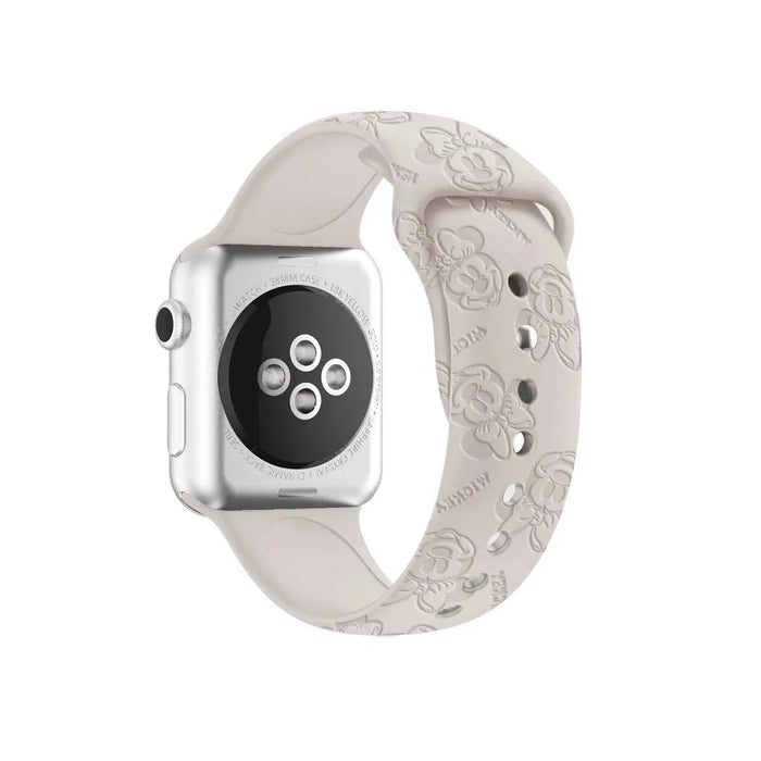 Starlight 3D Dream Disney Minnie Mouse Theme Design Silicone Apple Watch Band On Sale
